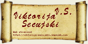 Viktorija Sečujski vizit kartica